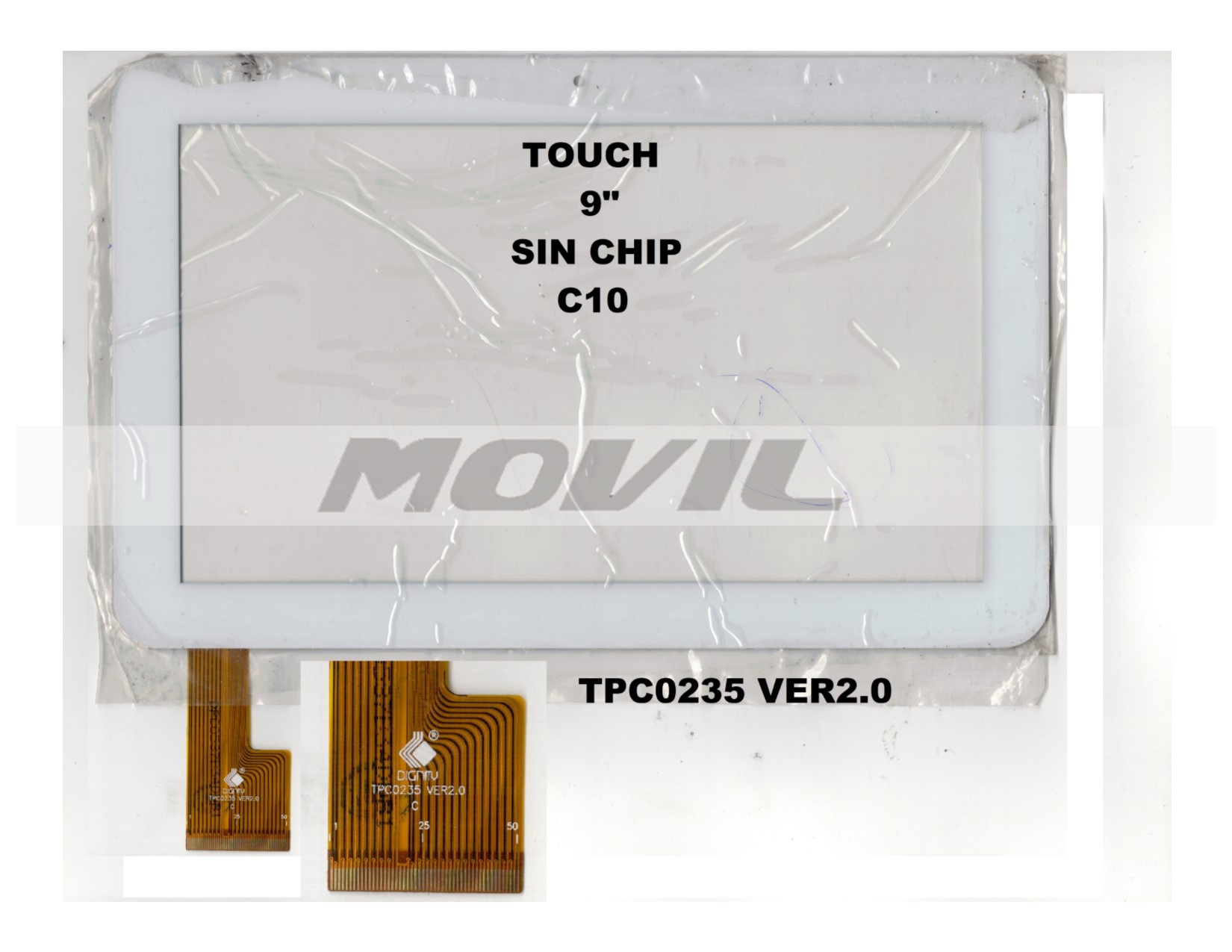 Touch tactil para tablet flex 9 inch SIN CHIP C10 TPC0235 VER2.0